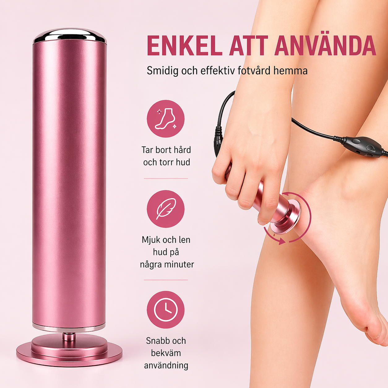 Lenira salongslena fötter hemma på minuter