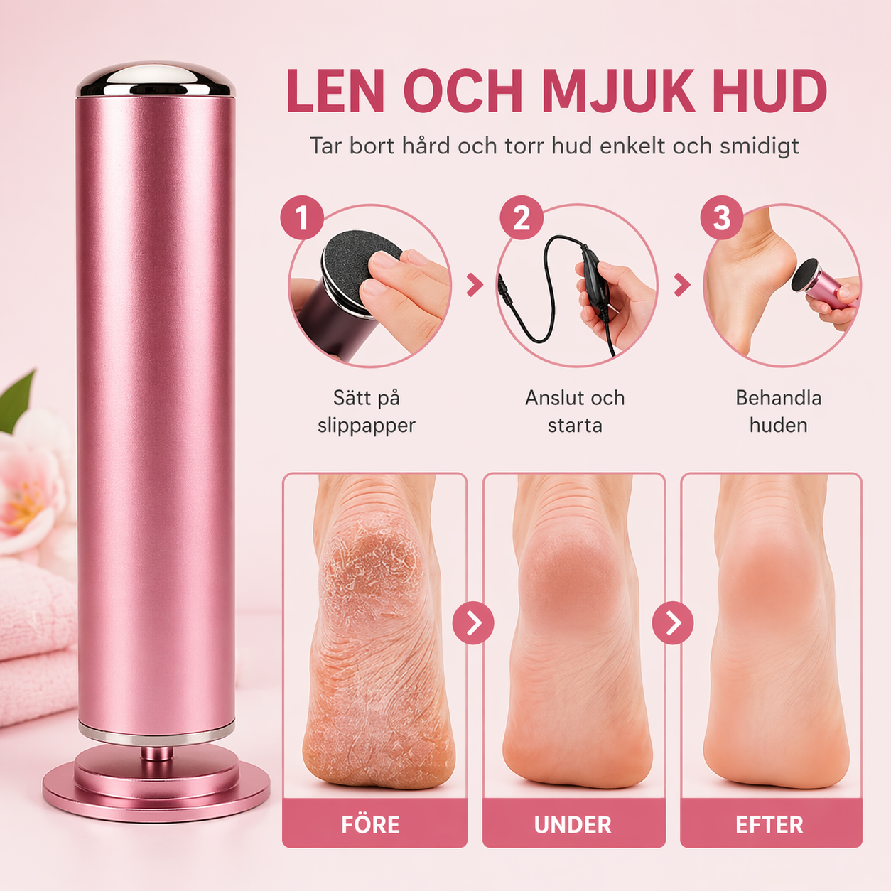 Lenira salongslena fötter hemma på minuter